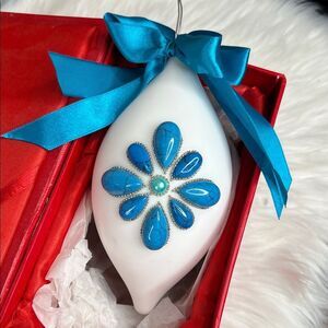 Jay King Signed Faux Turquoise Ornament